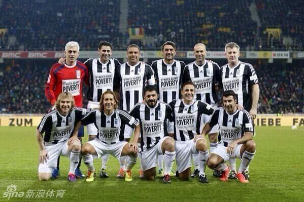  德甲全明星慈善赛筹得百万善款捐款